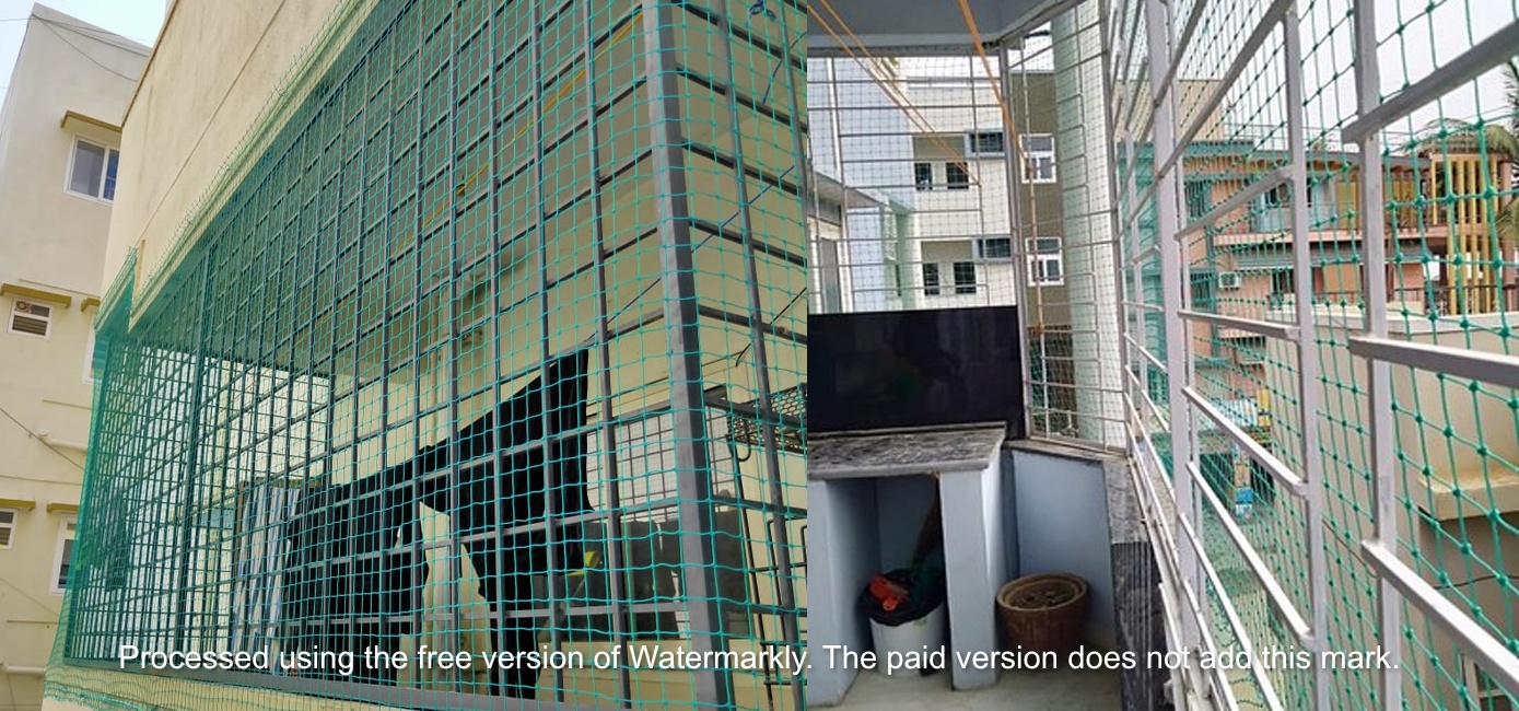 grill balcony safety nets in mangalore